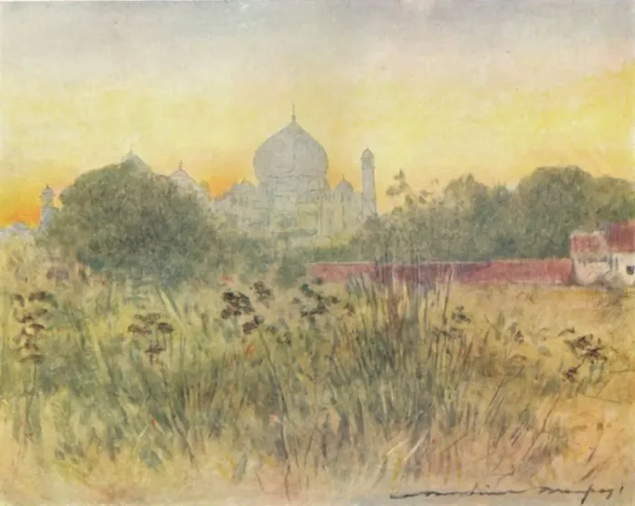 Framed Print : The Taj Mahal, Agra, 1905. Artist: Mortimer Luddington Menpes Framed Print : The Taj Mahal, Agra, 1905. Artist: Mortimer Luddington Menpes