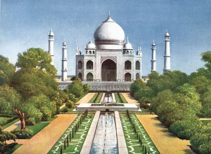 Framed Print : The Taj Mahal, Agra, India, early 20th century Framed Print : The Taj Mahal, Agra, India, early 20th century