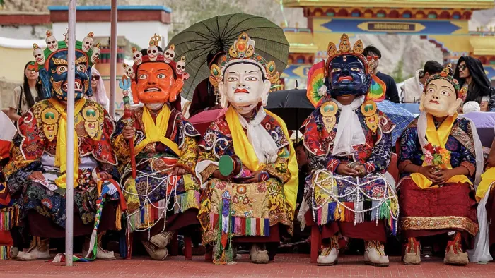 Framed Print : Tak Tok Festival, Tak Tok Gompa, Ladakh, India, 2023. Creator: Peter Thompson Framed Print : Tak Tok Festival, Tak Tok Gompa, Ladakh, India, 2023. Creator: Peter Thompson