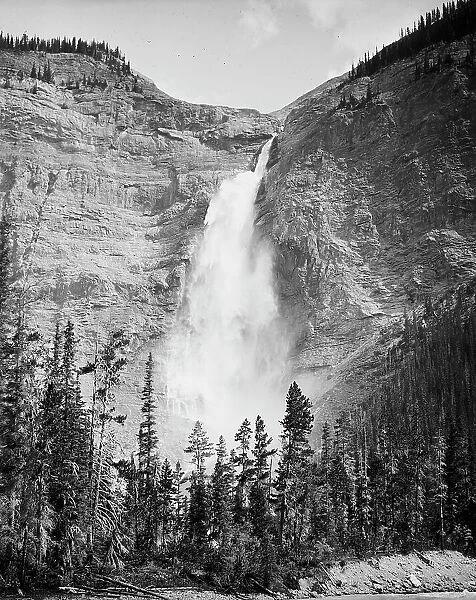 Takakkaw Falls, Yoho Park Reserve, Canada, between 1900 and 1910. Creator: Unknown
