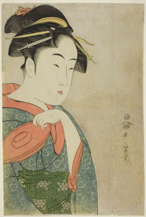 Framed Print : Takashima Ohisa, Japan, n. d. Creator: Kitagawa Utamaro Framed Print : Takashima Ohisa, Japan, n. d. Creator: Kitagawa Utamaro
