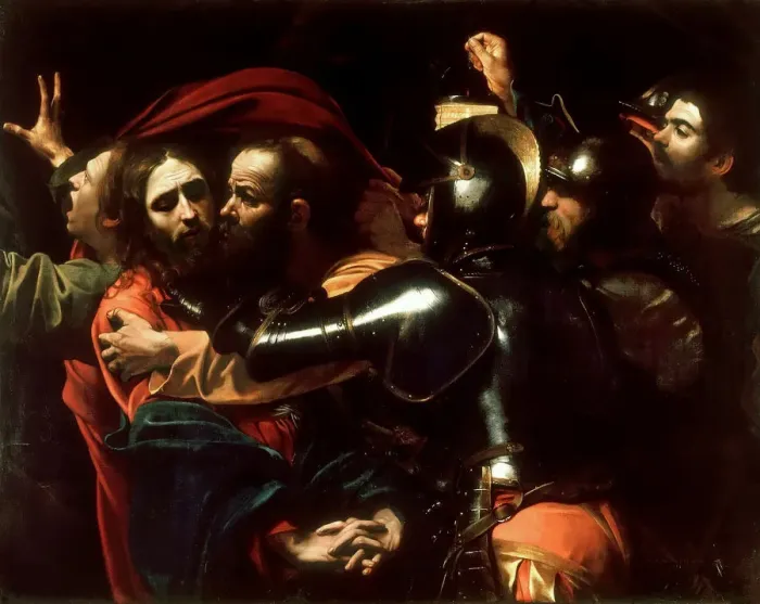 Framed Print : The Taking of Christ, 1602 Framed Print : The Taking of Christ, 1602