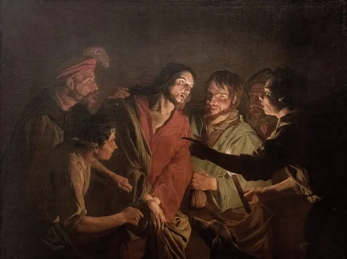 Framed Print : The Taking of Christ, 1632-1635. Creator: Stomer, Matthias (ca.1600-after 1650) Framed Print : The Taking of Christ, 1632-1635. Creator: Stomer, Matthias (ca.1600-after 1650)