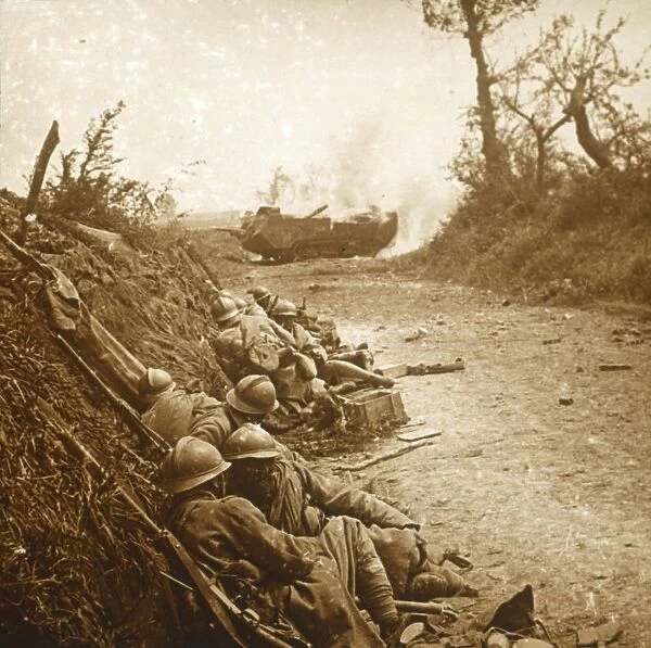 The taking of Courcelles, northern France, June 1918