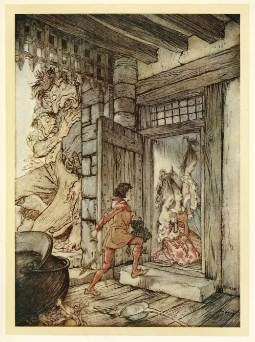 Framed Print : Taking the keys of the Castle, Jack unlocked all the doors, from English Fairy Tales, pub Framed Print : Taking the keys of the Castle, Jack unlocked all the doors, from English Fairy Tales, pub