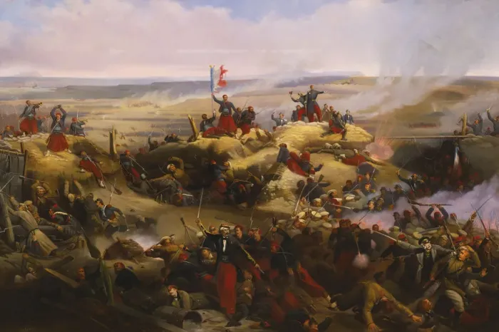Framed Print : The Taking of Malakoff on 8 September 1855