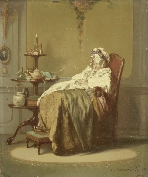 Framed Print : Taking a Nap, 1866. Creator: Alexander Hugo Bakker Korff Framed Print : Taking a Nap, 1866. Creator: Alexander Hugo Bakker Korff