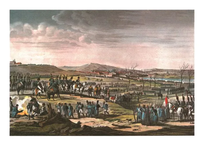 Framed Print : The Taking of Ulm, 17 October 1805, (c1850). Artist: Francois Pigeot Framed Print : The Taking of Ulm, 17 October 1805, (c1850). Artist: Francois Pigeot