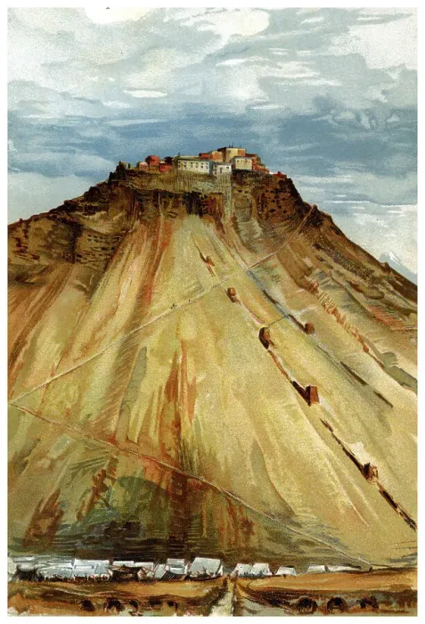 Framed Print : Taklakot Fort, Tibet, 1898 Framed Print : Taklakot Fort, Tibet, 1898