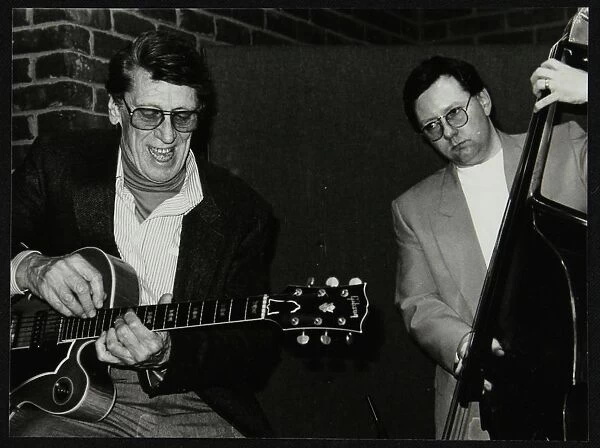 Tal Farlow and Leon Clayton playing at The Fairway, Welwyn Garden City, Hertfordshire, 1992