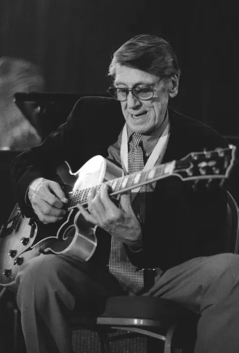Framed Print : Tal Farlow, The March of Jazz, Clearwater Beach, Florida, 1997. Creator: Brian Foskett Framed Print : Tal Farlow, The March of Jazz, Clearwater Beach, Florida, 1997. Creator: Brian Foskett