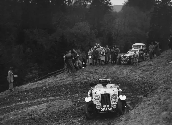 Framed Print : Talbot 10 sports of DH Perring competing in the MCC Edinburgh Trial, Roxburghshire, Scotland, 1938 Framed Print : Talbot 10 sports of DH Perring competing in the MCC Edinburgh Trial, Roxburghshire, Scotland, 1938