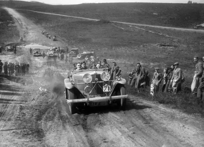 Framed Print : Talbot 105 competing in a motoring trial, Bagshot Heath, Surrey, 1930s. Artist: Bill Brunell Framed Print : Talbot 105 competing in a motoring trial, Bagshot Heath, Surrey, 1930s. Artist: Bill Brunell