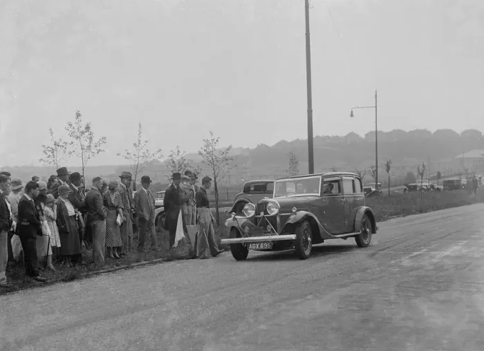 Framed Print : Talbot 95 saloon of CS Grant competing in the RSAC Scottish Rally, 1933 Artist: Bill Brunell Framed Print : Talbot 95 saloon of CS Grant competing in the RSAC Scottish Rally, 1933 Artist: Bill Brunell