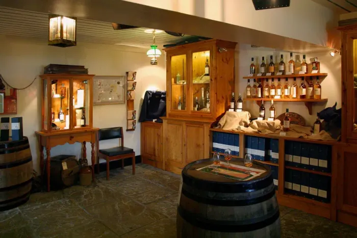 Framed Print : Talisker Distillery Shop, Isle of Skye, Highland, Scotland Framed Print : Talisker Distillery Shop, Isle of Skye, Highland, Scotland