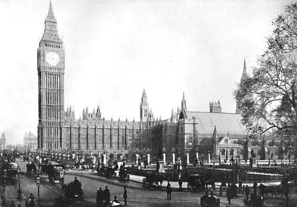 The Talking Shop at Westminster, 1909. Creator: Francis Frith & Co