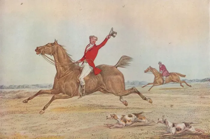 Framed Print : Tally Ho!, c1820. Artist: Henry Thomas Alken Framed Print : Tally Ho!, c1820. Artist: Henry Thomas Alken
