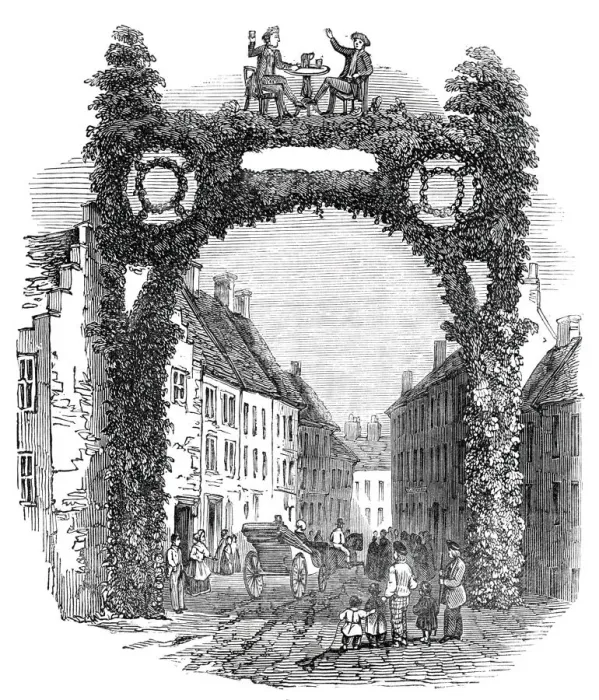 Framed Print : Tam o Shanter Arch, 1844. Creator: Unknown Framed Print : Tam o Shanter Arch, 1844. Creator: Unknown