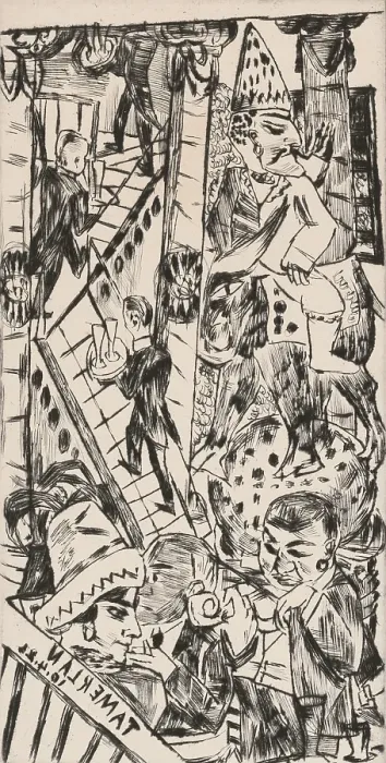 Framed Print : Tamerlan, 1923. Creator: Max Beckmann Framed Print : Tamerlan, 1923. Creator: Max Beckmann