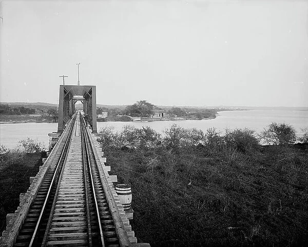 Tamesi Bridge, between 1880 and 1897. Creator: William H. Jackson