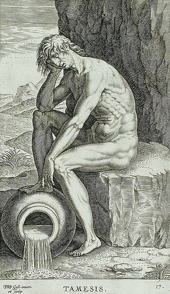 Tamesis, 1586. Creator: Philip Galle