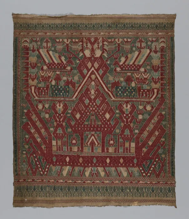 Framed Print : Tampan (Ceremonial Cloth), Indonesia, 19th century. Creator: Unknown Framed Print : Tampan (Ceremonial Cloth), Indonesia, 19th century. Creator: Unknown