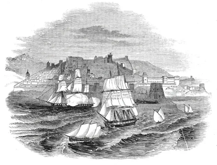 Framed Print : Tangier, 1844. Creator: Unknown Framed Print : Tangier, 1844. Creator: Unknown