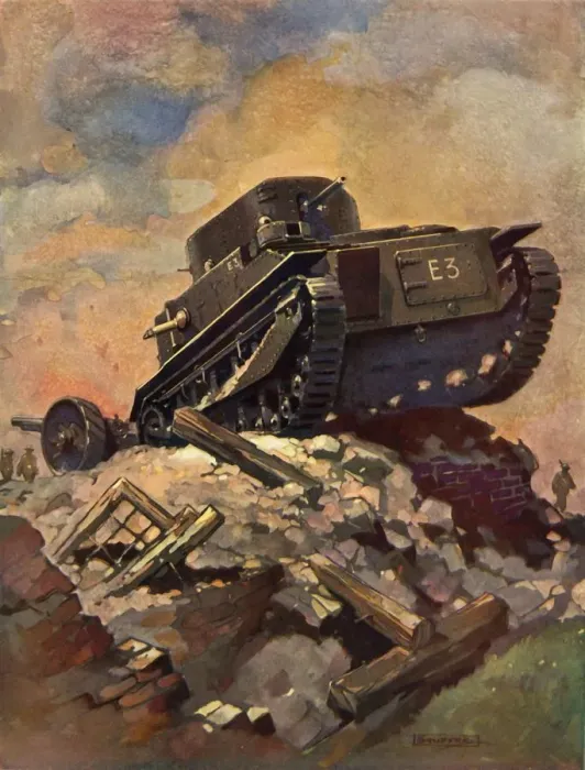 Framed Print : A Tank, c1930. Creator: Unknown