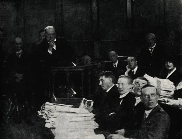 Framed Print : Tank Inquiry at Lincolns Inn, c1919, (1945). Creator: Unknown Framed Print : Tank Inquiry at Lincolns Inn, c1919, (1945). Creator: Unknown