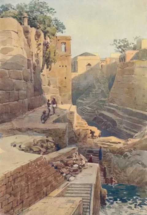 Framed Print : The Tank at the Back of the Dargah, Ajmere, c1880 (1905). Artist: Alexander Henry Hallam Murray Framed Print : The Tank at the Back of the Dargah, Ajmere, c1880 (1905). Artist: Alexander Henry Hallam Murray