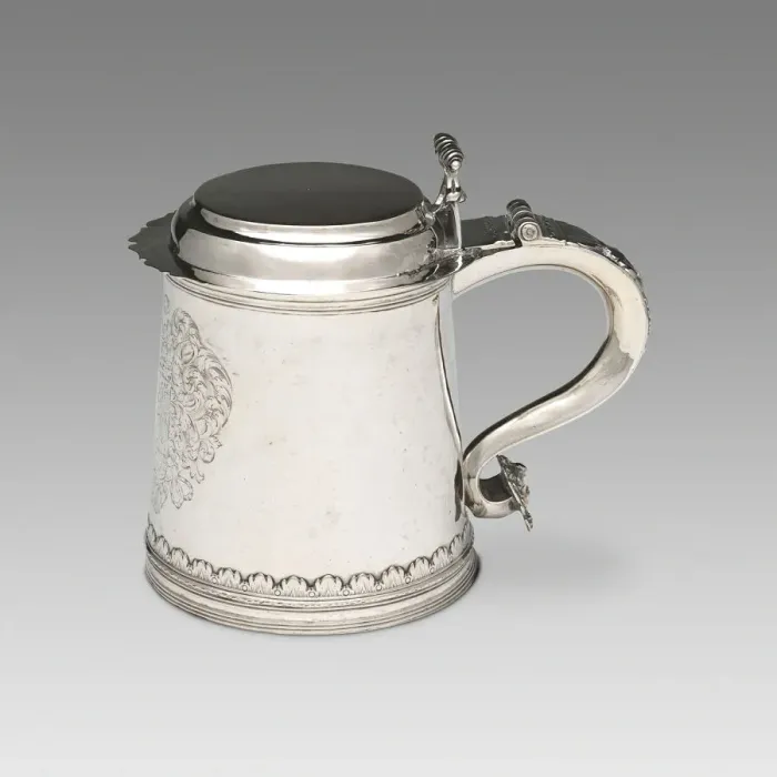 Framed Print : Tankard, 1700 / 20. Creator: Cornelius Kierstede Framed Print : Tankard, 1700 / 20. Creator: Cornelius Kierstede