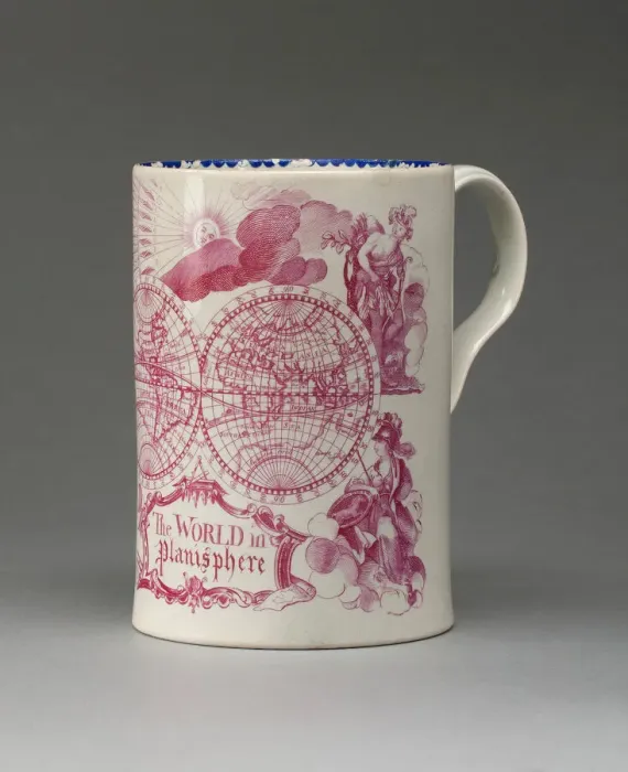 Framed Print : Tankard, Bristol, c. 1780. Creator: Unknown Framed Print : Tankard, Bristol, c. 1780. Creator: Unknown