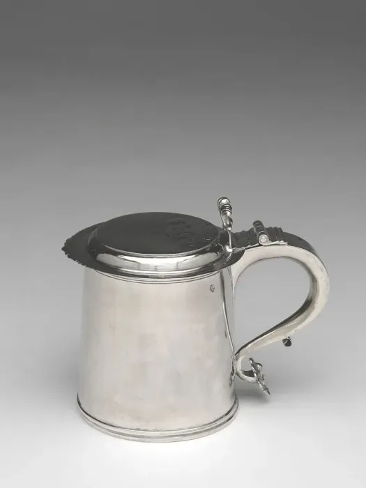 Framed Print : Tankard, c. 1705. Creator: Jeremiah Dummer Framed Print : Tankard, c. 1705. Creator: Jeremiah Dummer