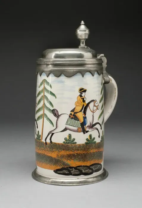 Framed Print : Tankard, Germany, c. 1770. Creator: Period of Johann Georg Weiss Jr Framed Print : Tankard, Germany, c. 1770. Creator: Period of Johann Georg Weiss Jr