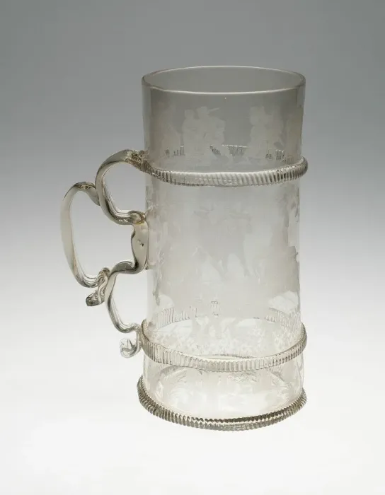Framed Print : Tankard, Spain, 19th century. Creator: Unknown Framed Print : Tankard, Spain, 19th century. Creator: Unknown