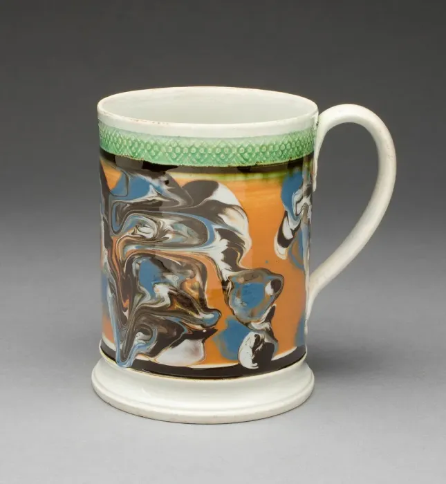 Framed Print : Tankard, Staffordshire, c. 1810. Creator: Staffordshire Potteries Framed Print : Tankard, Staffordshire, c. 1810. Creator: Staffordshire Potteries