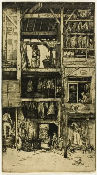 Framed Print : The Tannery, 1901. Creator: Donald Shaw MacLaughlan Framed Print : The Tannery, 1901. Creator: Donald Shaw MacLaughlan