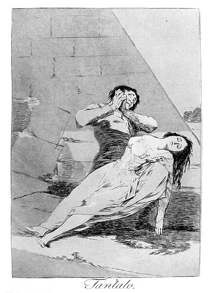 Tantalas, 1799. Artist: Francisco Goya