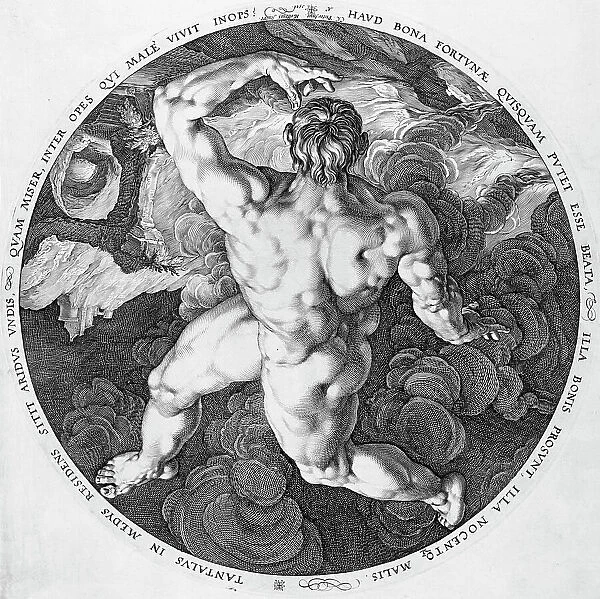 Tantalus, 1588. Creator: Hendrik Goltzius