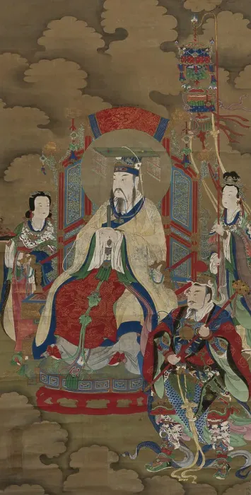 Framed Print : Taoist deity, between 1644 and 1911. Creator: Unknown