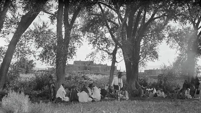 Framed Print : [Taos Pueblo, New Mexico], between 1899 and 1928. Creator: Arnold Genthe