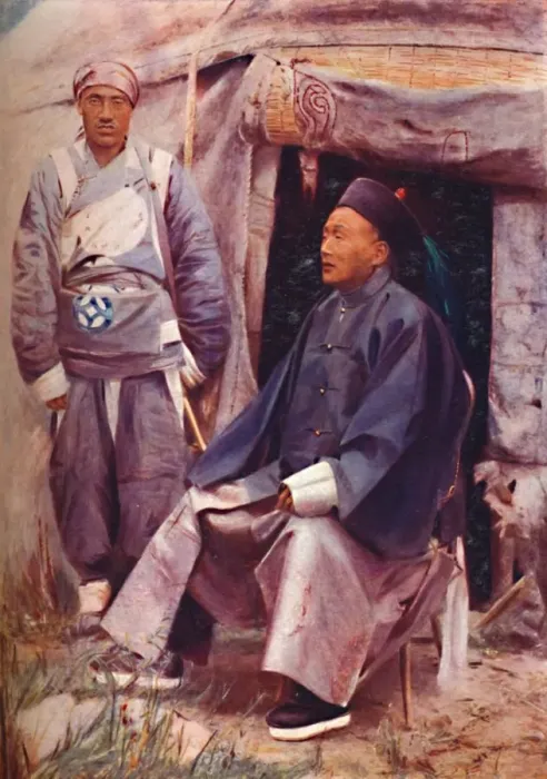 Framed Print : The Taotai of Kashgar, 1902. Artist: Prince Alexander Gagarine