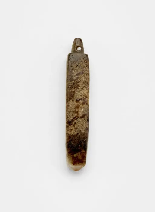Framed Print : Tapered pendant, Late Neolithic period, ca. 3300-2250 BCE. Creator: Unknown Framed Print : Tapered pendant, Late Neolithic period, ca. 3300-2250 BCE. Creator: Unknown
