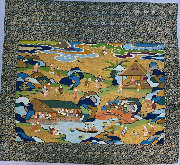 Framed Print : Tapestry, 1700s. Creator: Unknown Framed Print : Tapestry, 1700s. Creator: Unknown