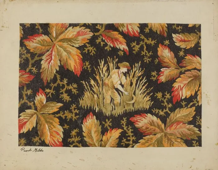 Framed Print : Tapestry, c. 1938. Creator: Pearl Gibbo Framed Print : Tapestry, c. 1938. Creator: Pearl Gibbo