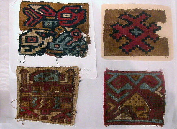 Tapestry Medallions, Peru, A. D. 650  /  700. Creator: Unknown