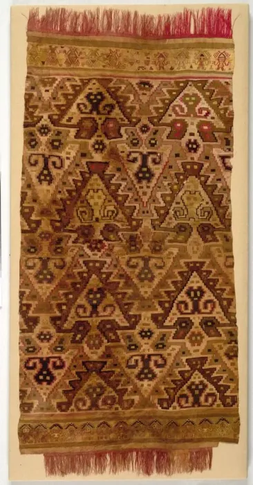 Framed Print : Tapestry Panel, 1000-1460s. Creator: Unknown Framed Print : Tapestry Panel, 1000-1460s. Creator: Unknown