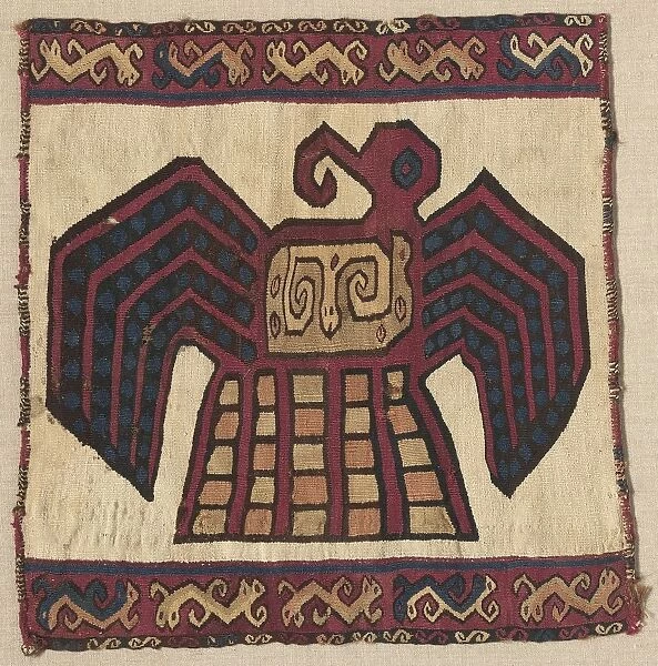 Tapestry Square Panel, c. 700-1100. Creator: Unknown