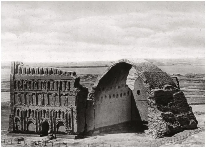 Framed Print : The Taq-i Kisra from the air, Ctesiphon, Iraq, 1925. Artist: A Kerim Framed Print : The Taq-i Kisra from the air, Ctesiphon, Iraq, 1925. Artist: A Kerim