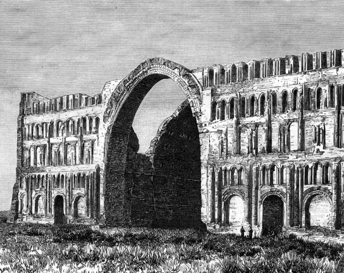 Framed Print : The Taq-i Kisra, Ctesiphon, Iraq, 19th century Framed Print : The Taq-i Kisra, Ctesiphon, Iraq, 19th century